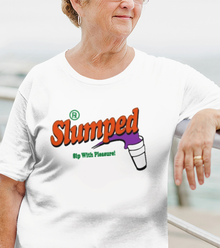 Slumpedboyz Newport Sip With Pleasure Slumped Cup T-Shirt