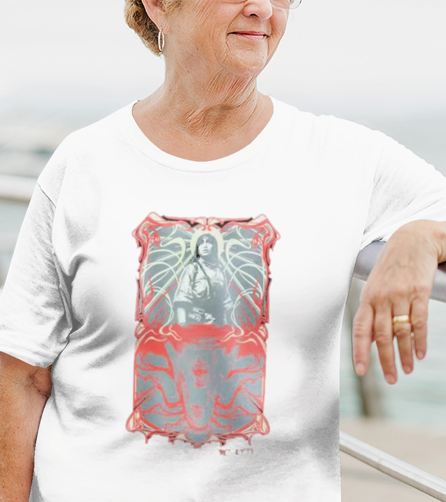 Star Wars The Acolyte Red And Silver Character T-Shirt