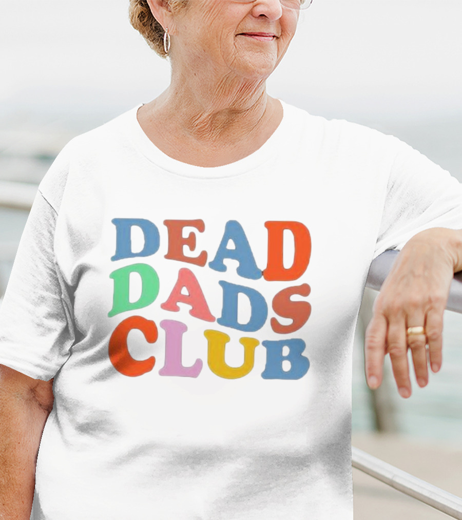Wenshmoople Multicolored Dead Dads Club T-Shirt