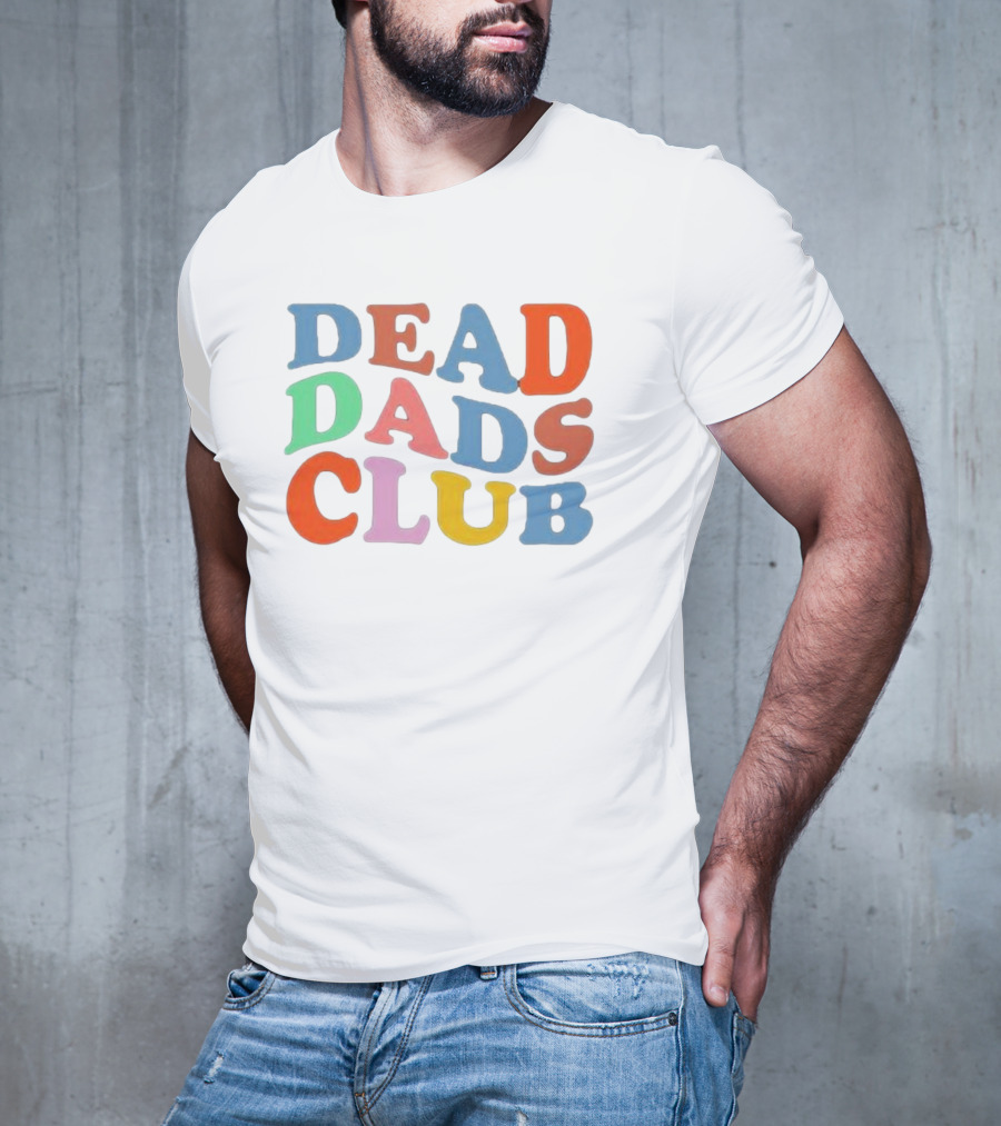Wenshmoople Multicolored Dead Dads Club T-Shirt