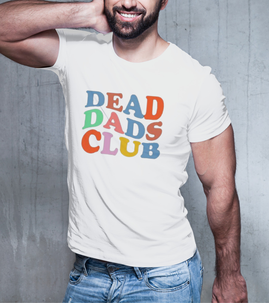 Wenshmoople Multicolored Dead Dads Club T-Shirt