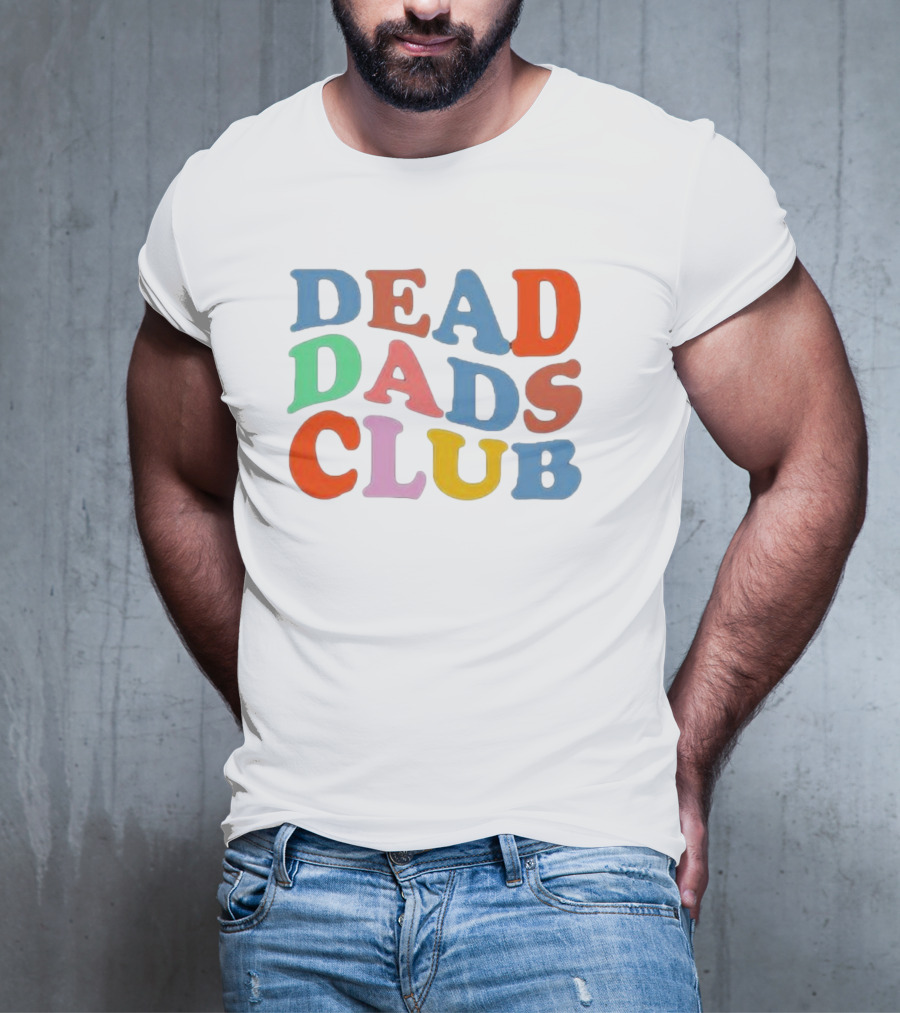 Wenshmoople Multicolored Dead Dads Club T-Shirt