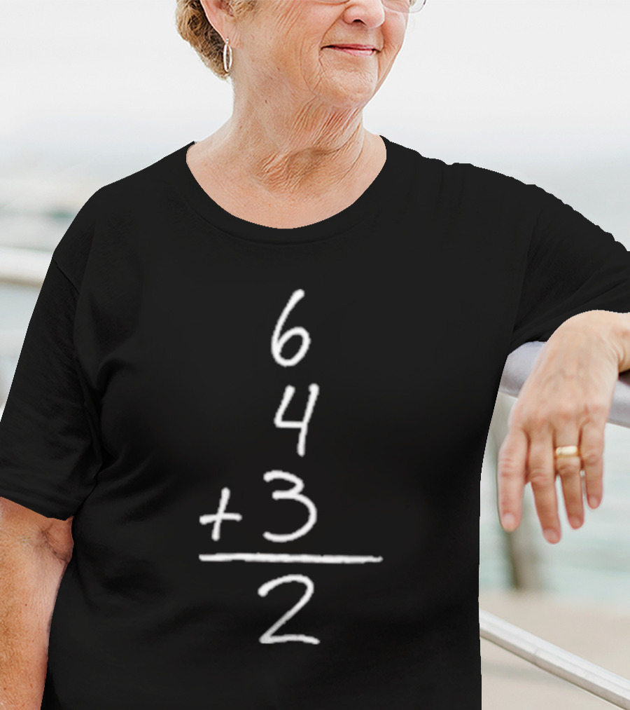 6 4 3 Double Play Baseball Equation T-Shirt