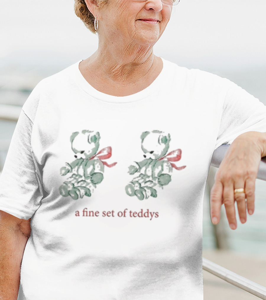 A Fine Set Of Teddys With Red Bows T-Shirt