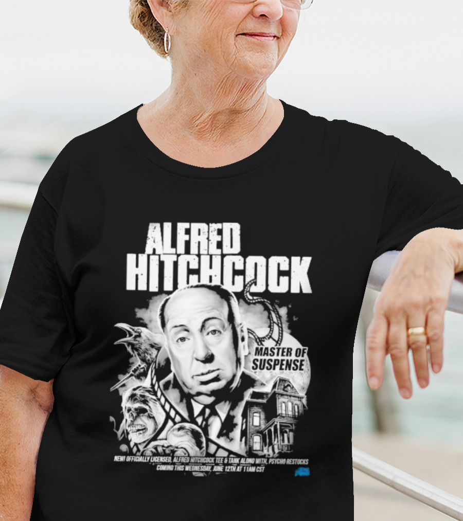 Alfred Hitchcock Master Of Suspense Psycho Restocks June 12th Licensed Tee 11AM CST T-Shirt