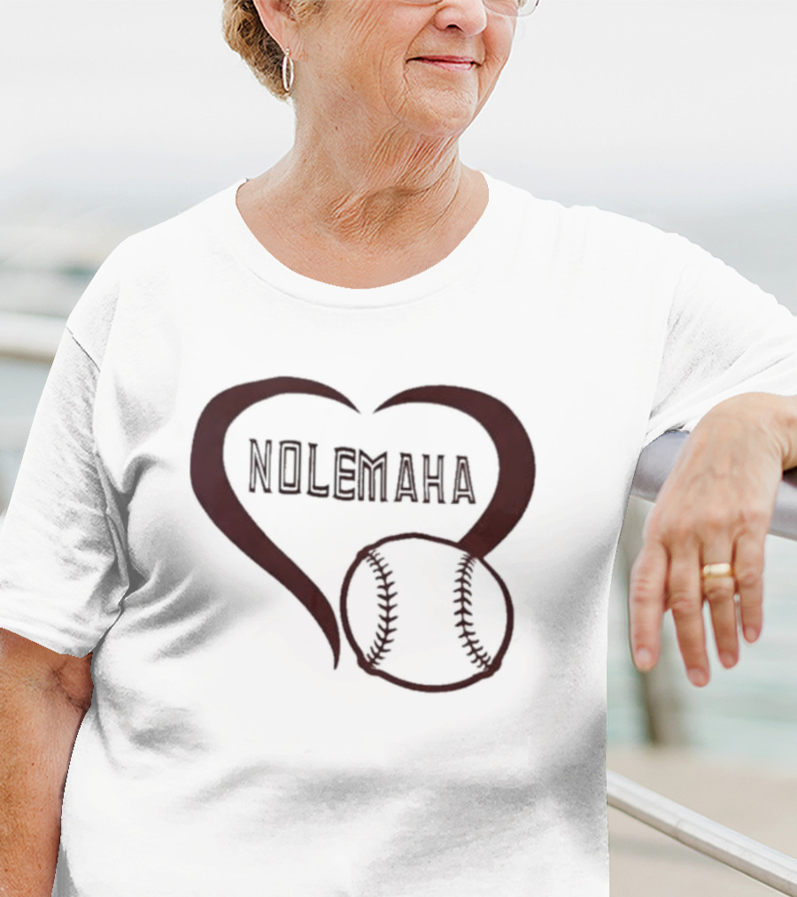Nolemaha Baseball Heart T-Shirt