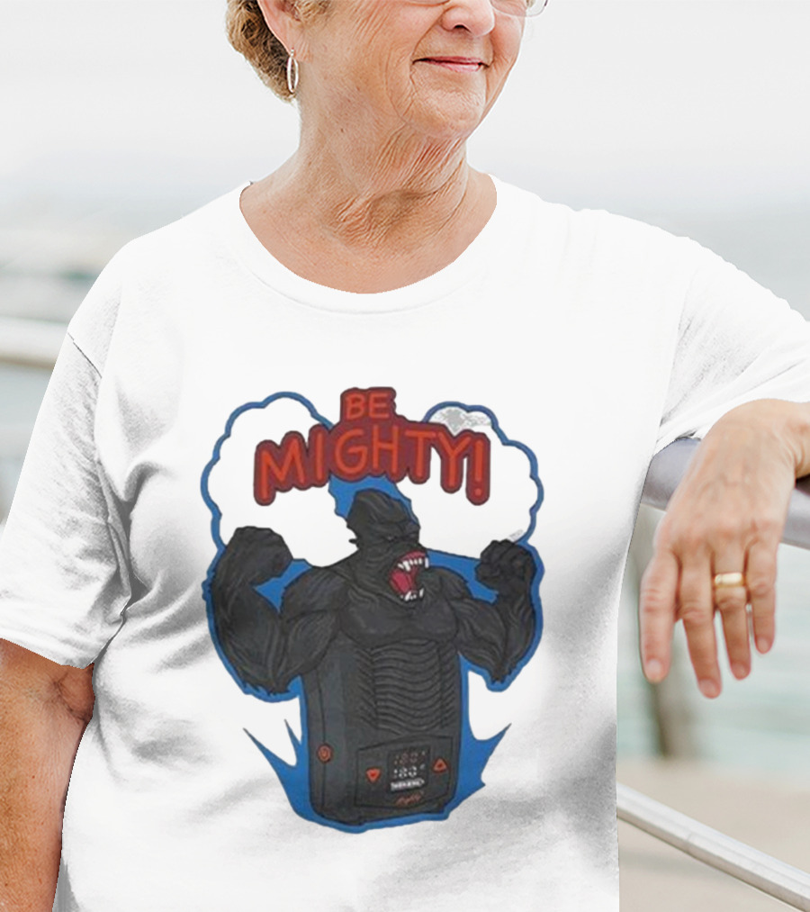 Be Mighty Monster Creature Inspired By Kaiju And Electronics T-Shirt