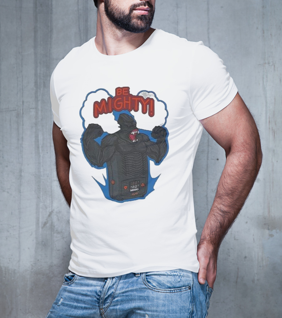 Be Mighty Monster Creature Inspired By Kaiju And Electronics T-Shirt