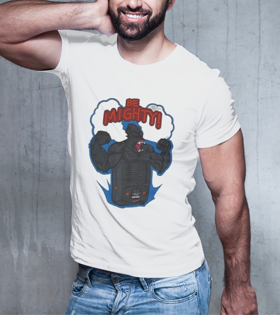 Be Mighty Monster Creature Inspired By Kaiju And Electronics T-Shirt