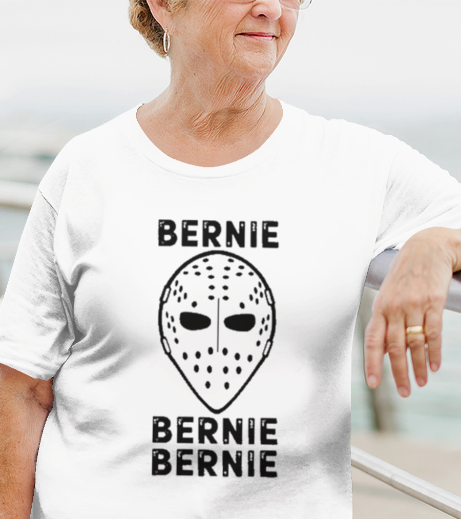 BERNIE BERNIE BERNIE Hockey Mask T-Shirt