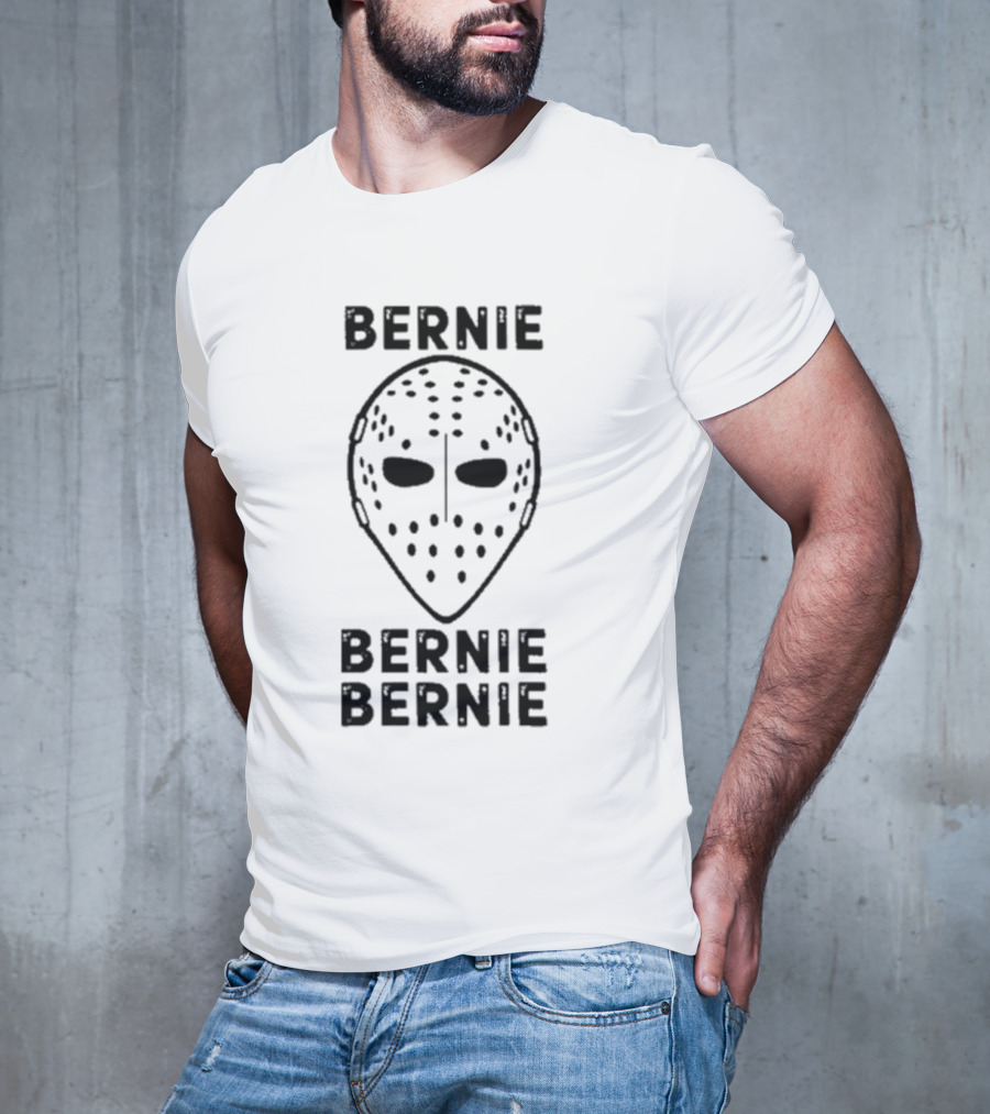 BERNIE BERNIE BERNIE Hockey Mask T-Shirt