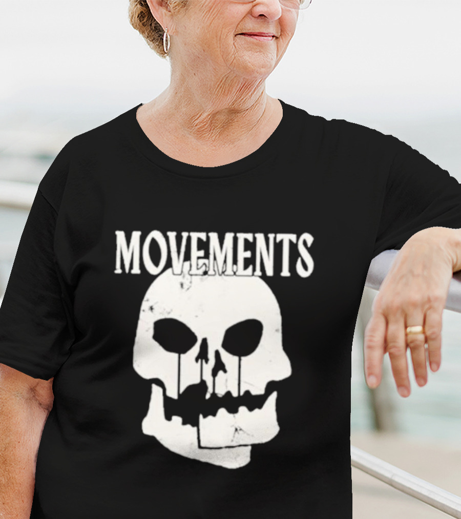 Movements Afraid To Die Skull Graphic Iconic T-Shirt