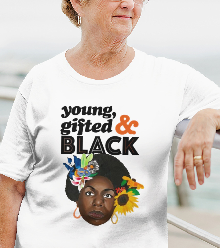 Young Gifted And Black Nina En Printemps T-Shirt