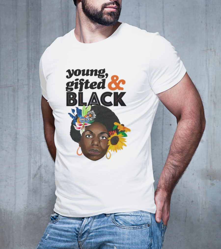 Young Gifted And Black Nina En Printemps T-Shirt