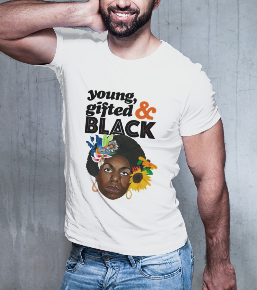 Young Gifted And Black Nina En Printemps T-Shirt
