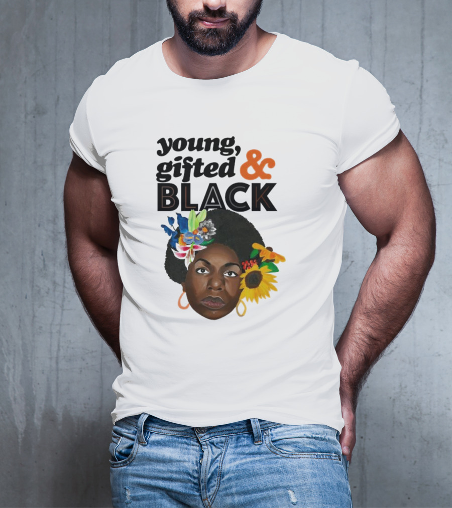 Young Gifted And Black Nina En Printemps T-Shirt
