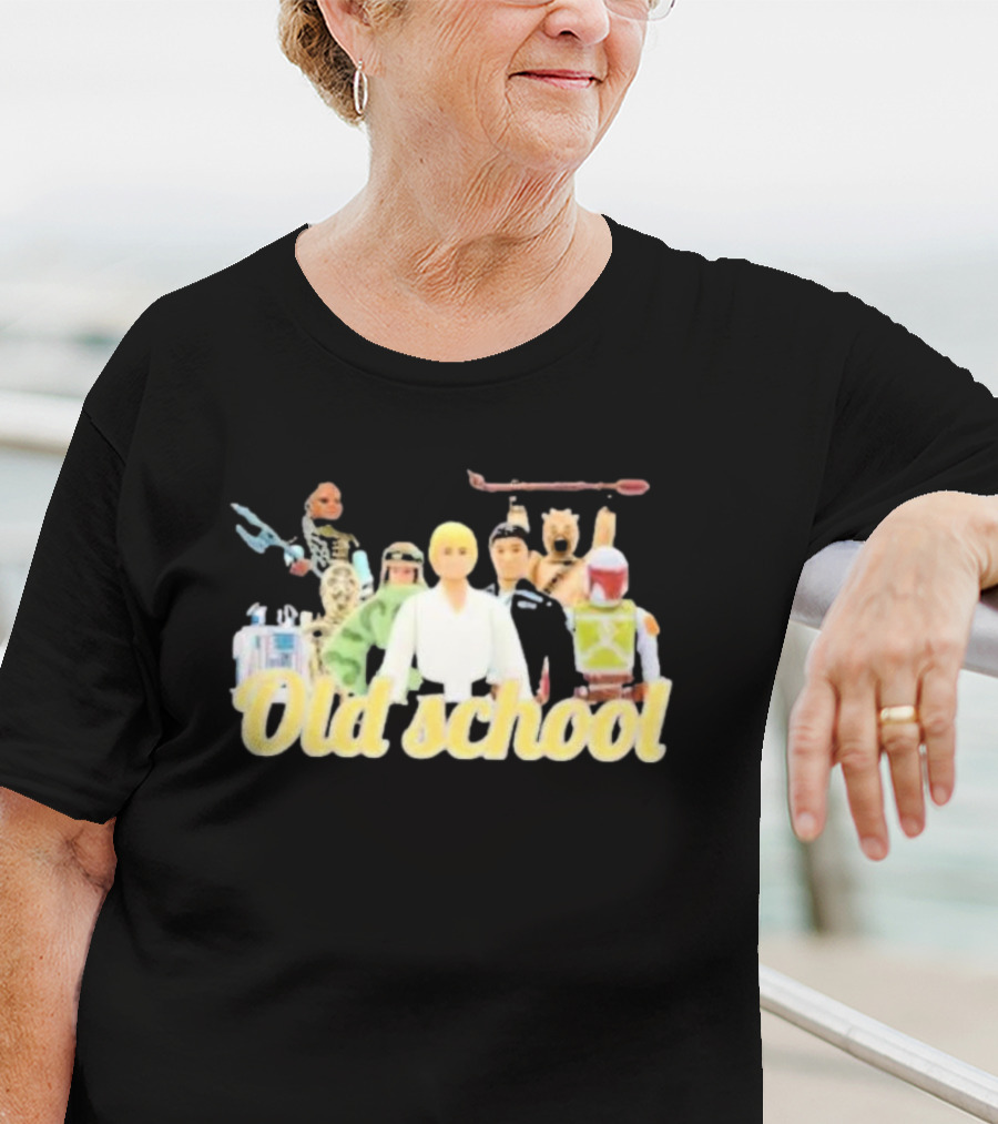 Old School Star Wars Action Figures Nostalgia T-Shirt