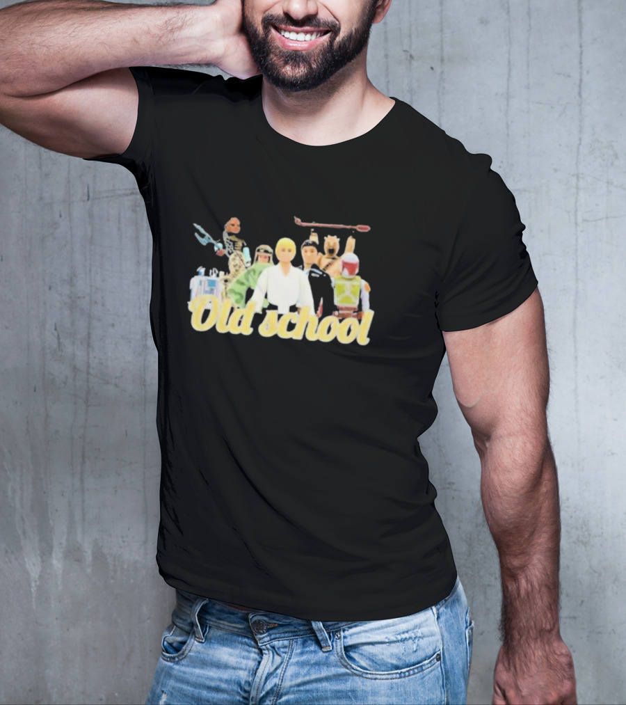 Old School Star Wars Action Figures Nostalgia T-Shirt