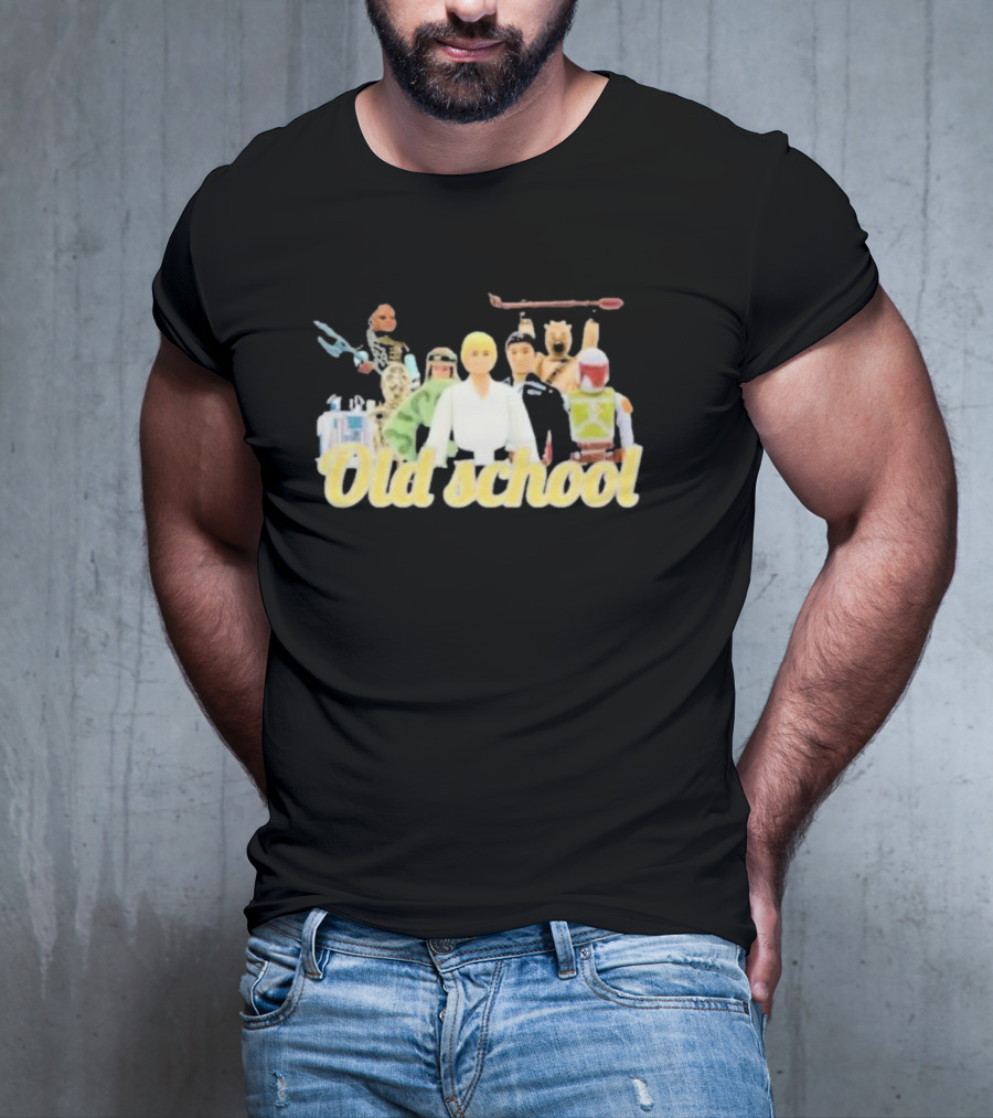 Old School Star Wars Action Figures Nostalgia T-Shirt