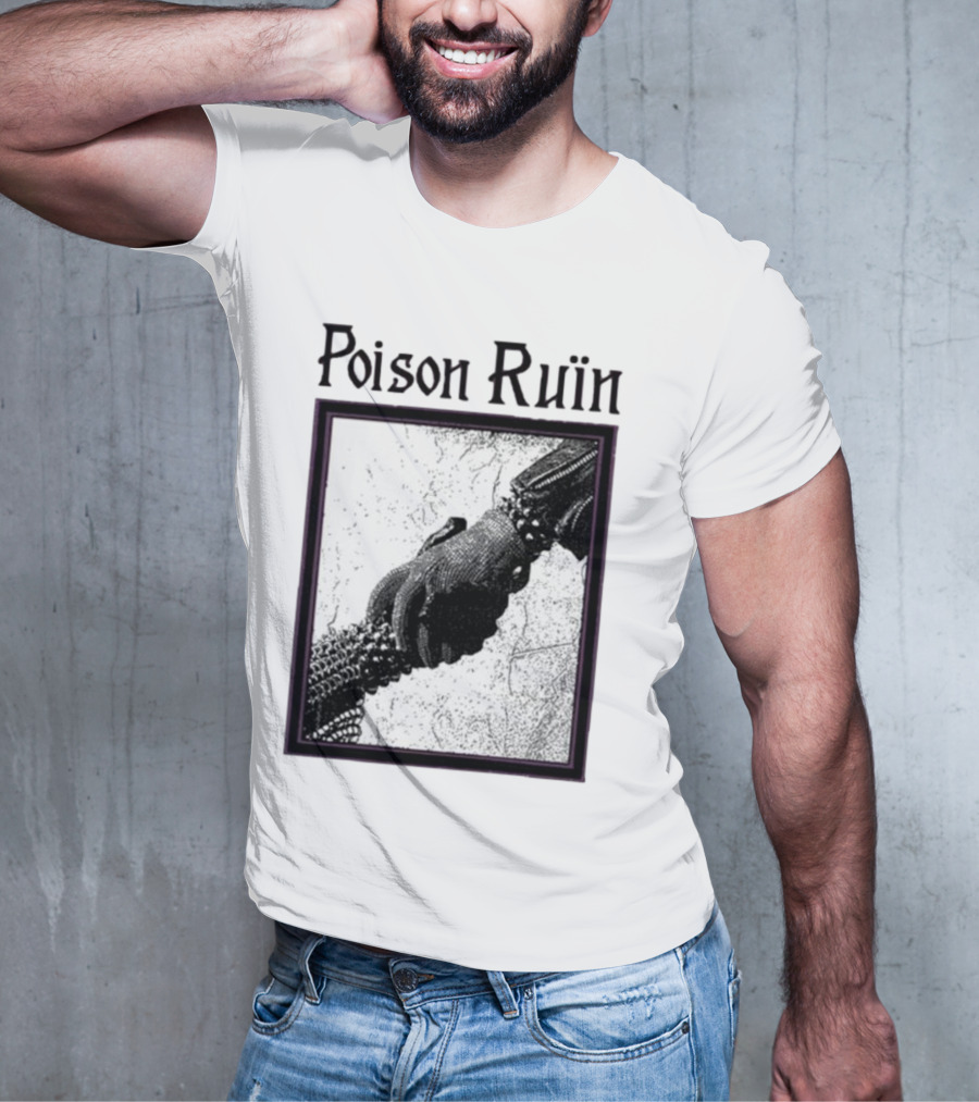 Poison Ruïn Medieval Chainmail Handshake Confrere T-Shirt