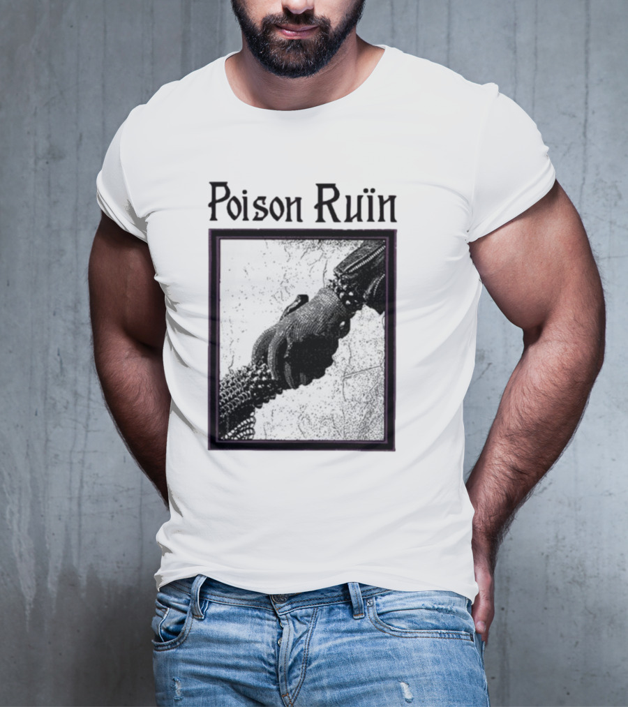 Poison Ruïn Medieval Chainmail Handshake Confrere T-Shirt