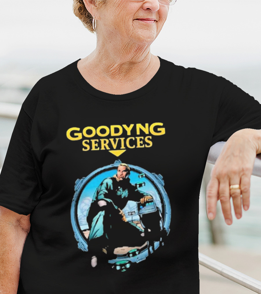 Goodyng Services Rippaverse Comics Character Scene T-Shirt