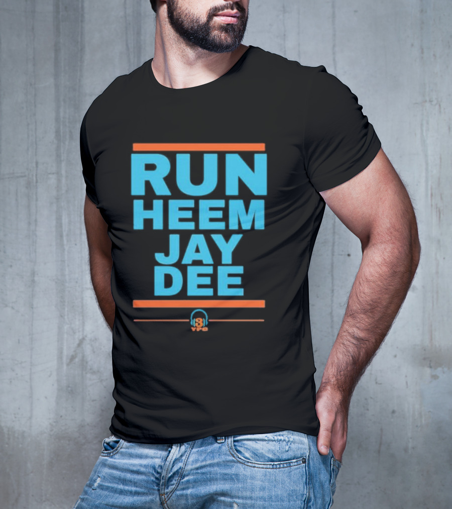 RUN HEEM JAY DEE 83 VPG Miami Dolphins T-Shirt