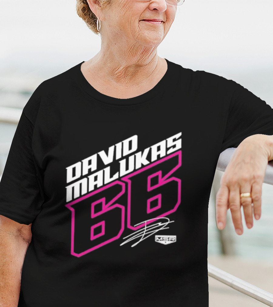 David Malukas 66 MSR Racing Signature T-Shirt