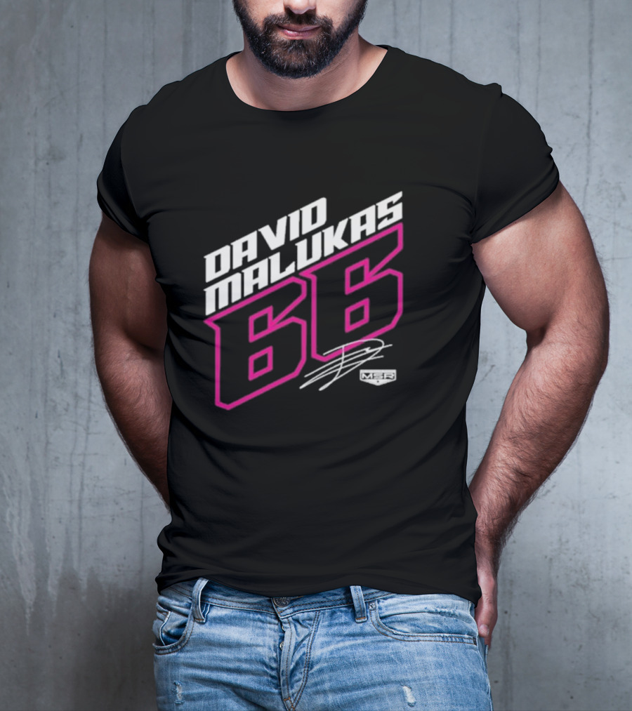 David Malukas 66 MSR Racing Signature T-Shirt