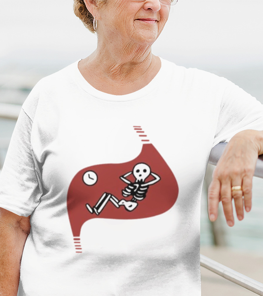 Death Of Dungeon Meshi Falin Skeleton Inside Red Stomach T-Shirt