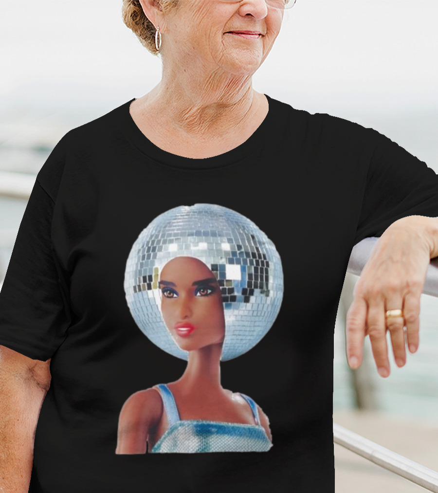 Discodiva Daytrip Ready Mirror Ball Glam Elegance T-Shirt