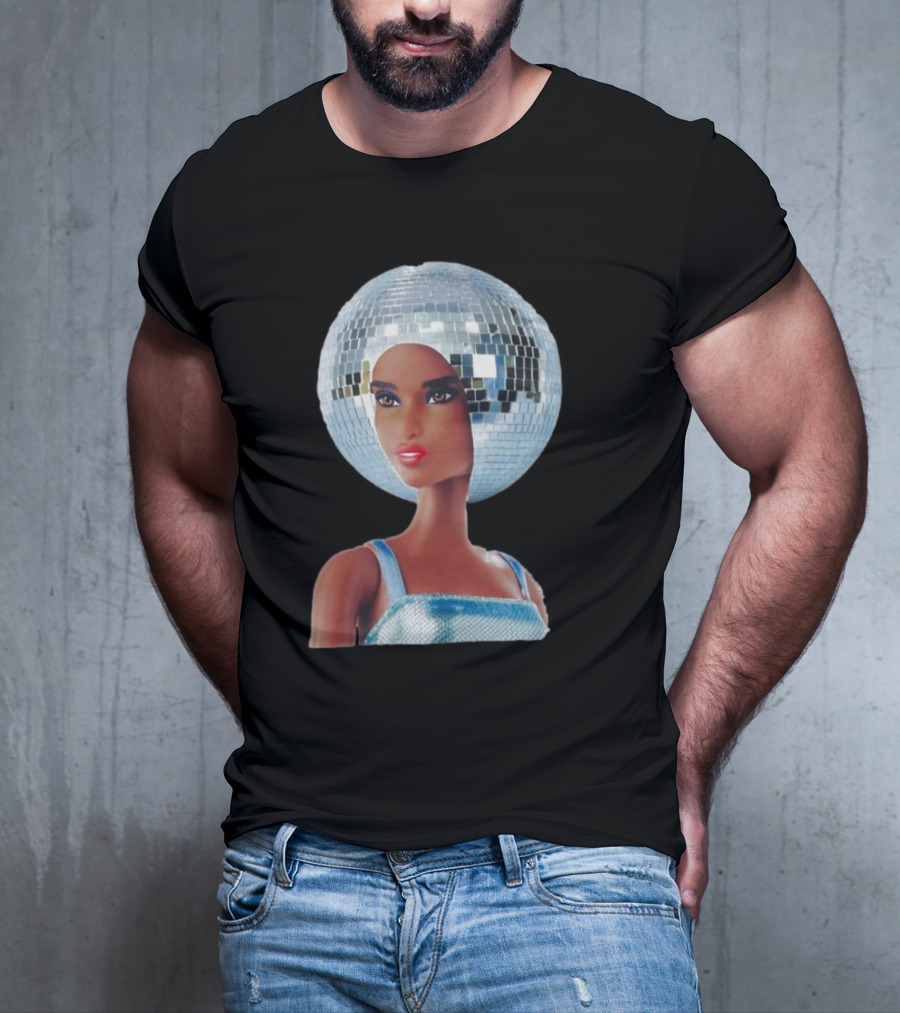 Discodiva Daytrip Ready Mirror Ball Glam Elegance T-Shirt