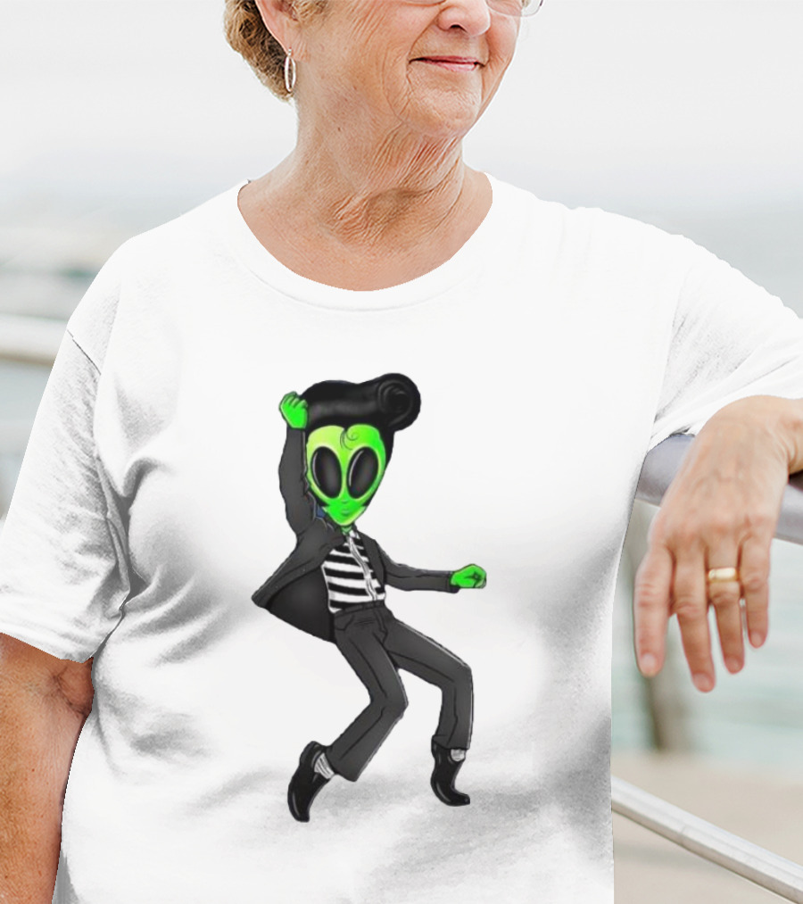 Jailhouse Rock Alien Elvis Presley Dance T-Shirt