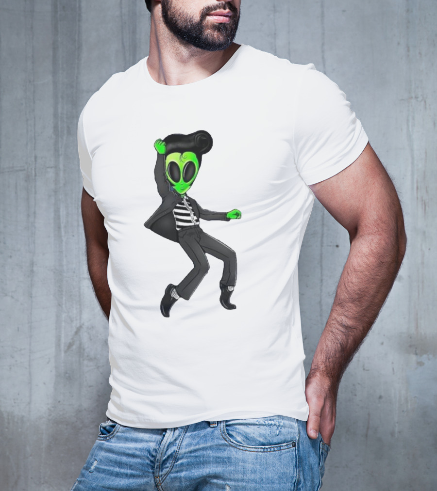 Jailhouse Rock Alien Elvis Presley Dance T-Shirt