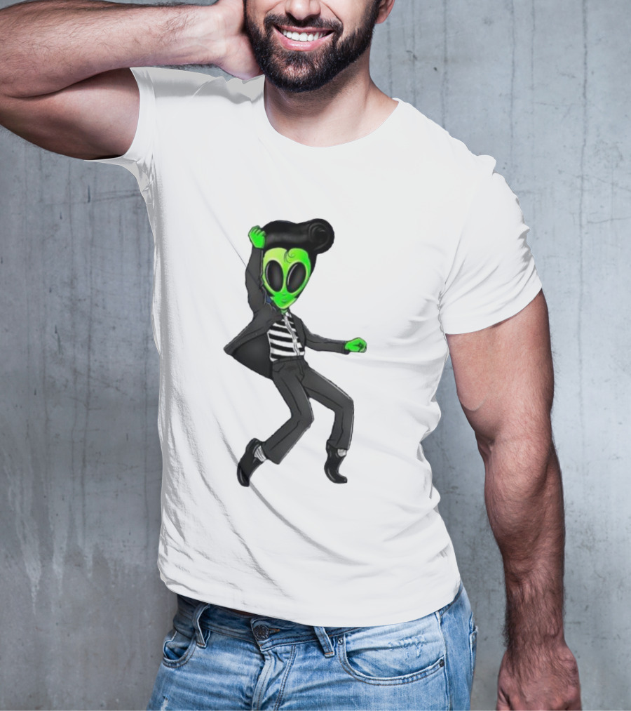 Jailhouse Rock Alien Elvis Presley Dance T-Shirt