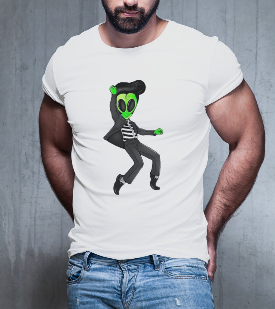 Jailhouse Rock Alien Elvis Presley Dance T-Shirt