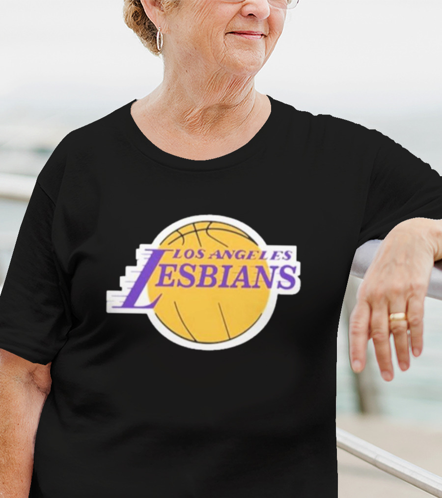 Lakeyia Brown Los Angeles Lesbians Basketball Logo Lakers T-Shirt
