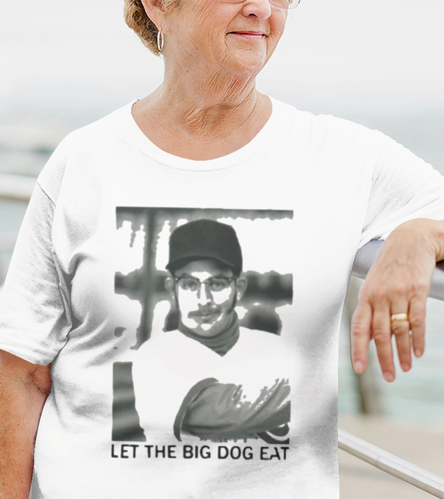 Let The Big Dog Eat - Baseball Pitcher In Action T-Shirt