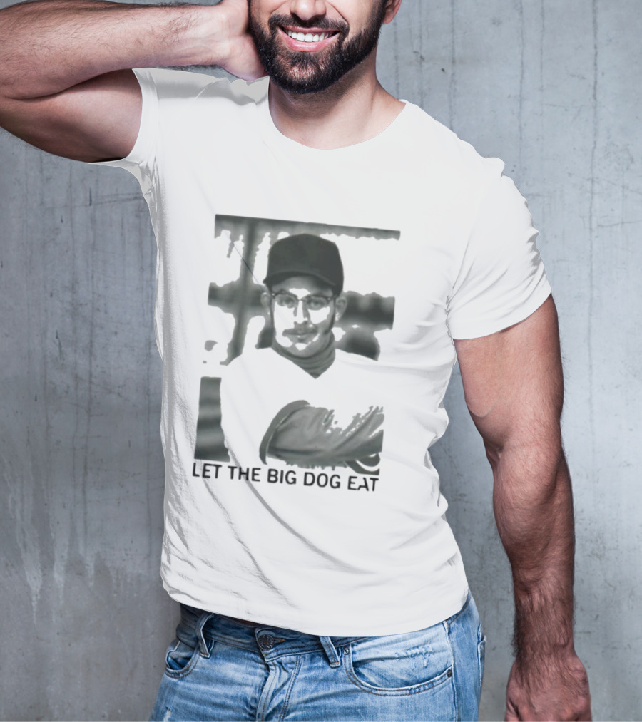 Let The Big Dog Eat - Baseball Pitcher In Action T-Shirt