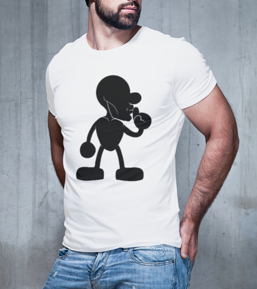 Yeet Team Mr Mew Iconic Silhouette And Dog Collaboration T-Shirt