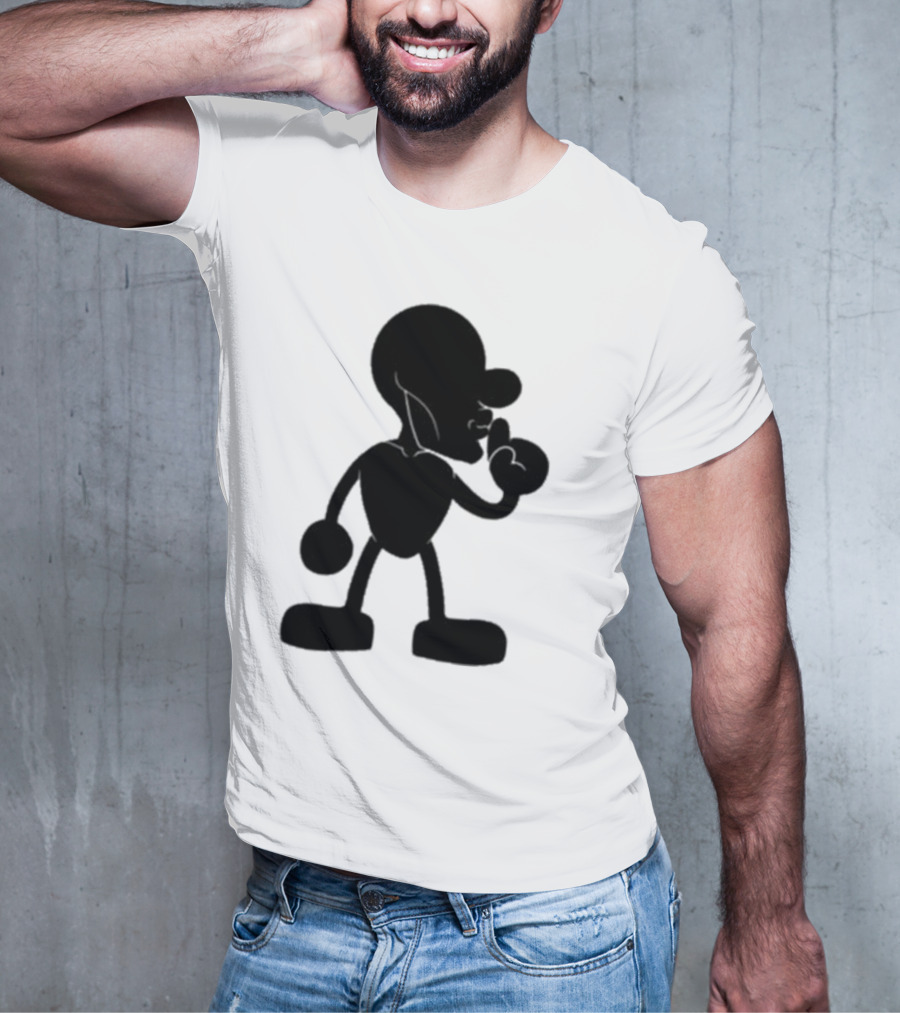 Yeet Team Mr Mew Iconic Silhouette And Dog Collaboration T-Shirt