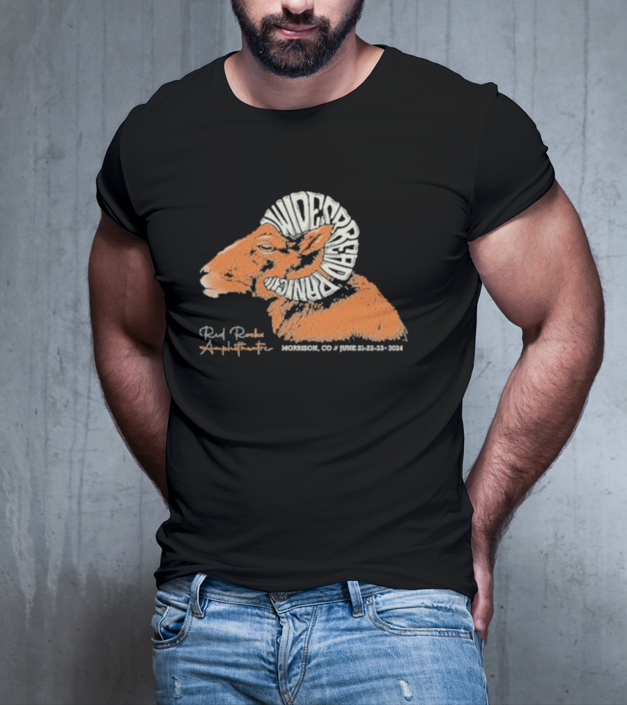 Widespread Panic Red Rocks Amphitheatre Morrison CO June 21-23 T-Shirt