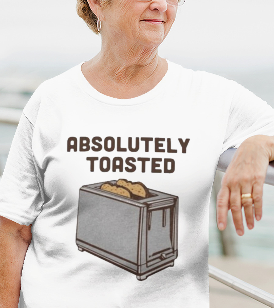 Absolutely Toasted Retro Toaster T-Shirt