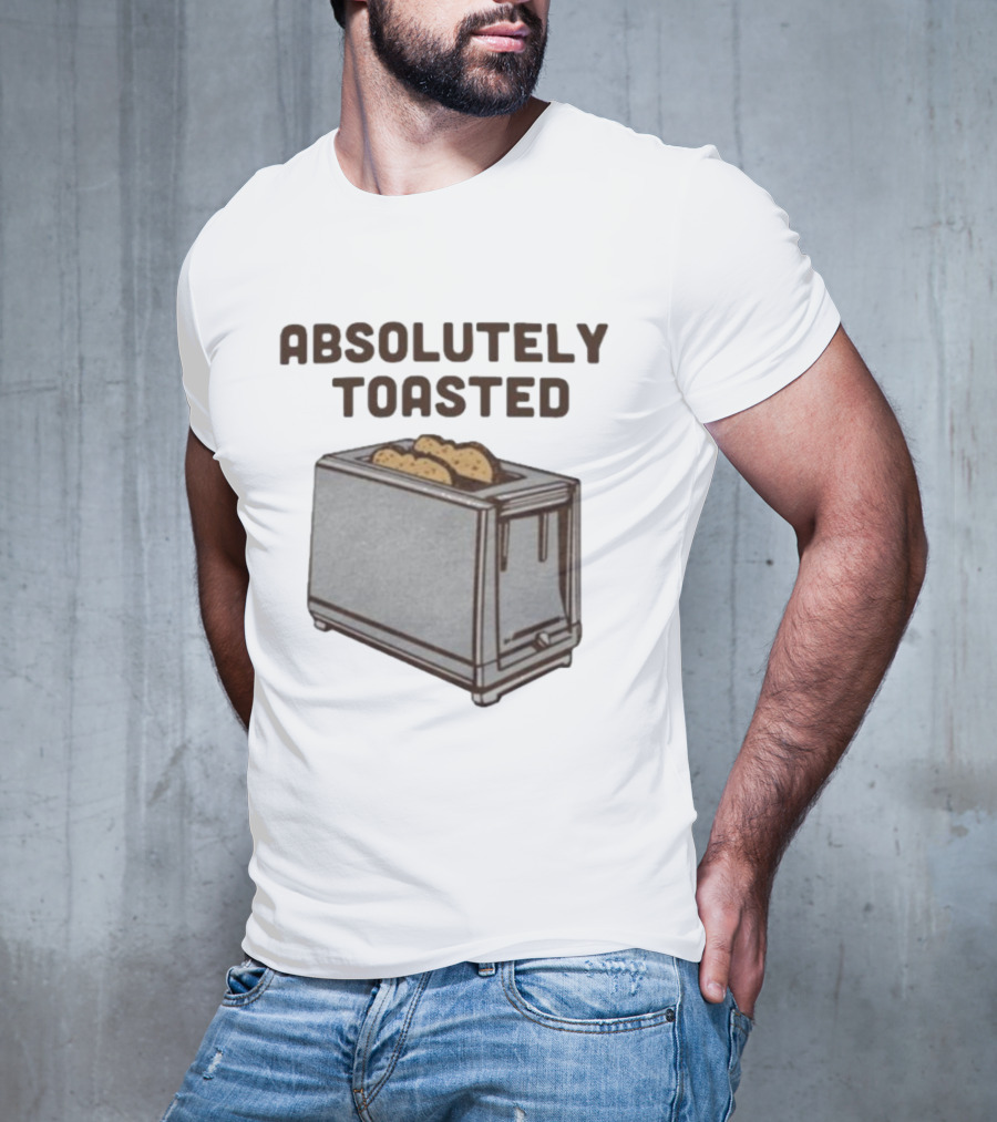 Absolutely Toasted Retro Toaster T-Shirt