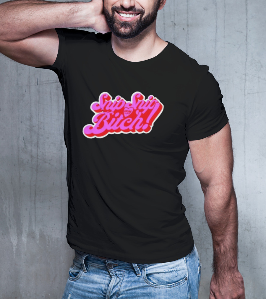 Angeria Paris Snip Snip Bitch APVM Heart Ringer T-Shirt