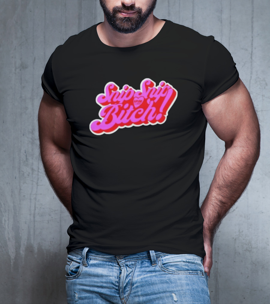 Angeria Paris Snip Snip Bitch APVM Heart Ringer T-Shirt