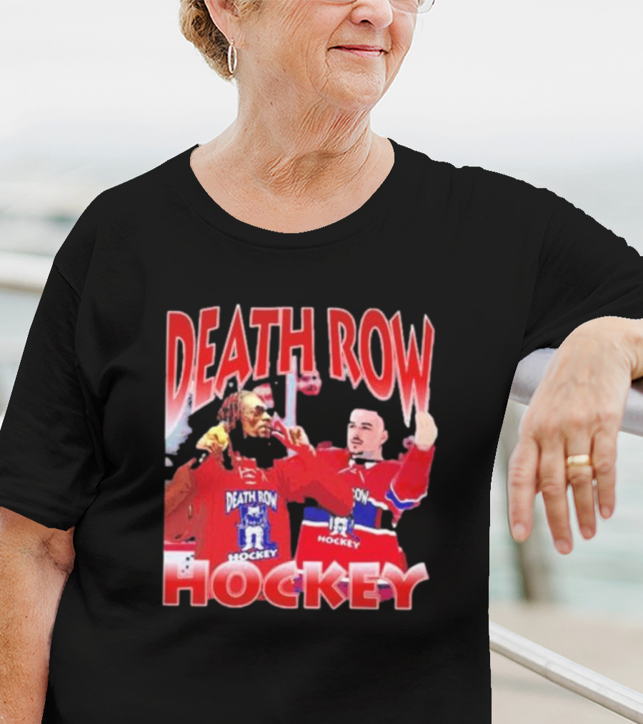 Arber Xhekaj Snoop Dogg Death Row Hockey Collaboration T-Shirt