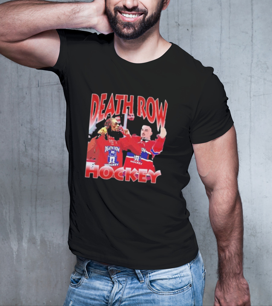 Arber Xhekaj Snoop Dogg Death Row Hockey Collaboration T-Shirt