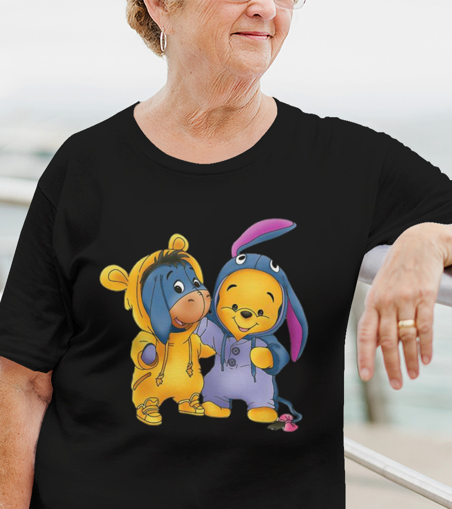 Baby Pooh Eeyore Costume Winnie The Pooh T-Shirt