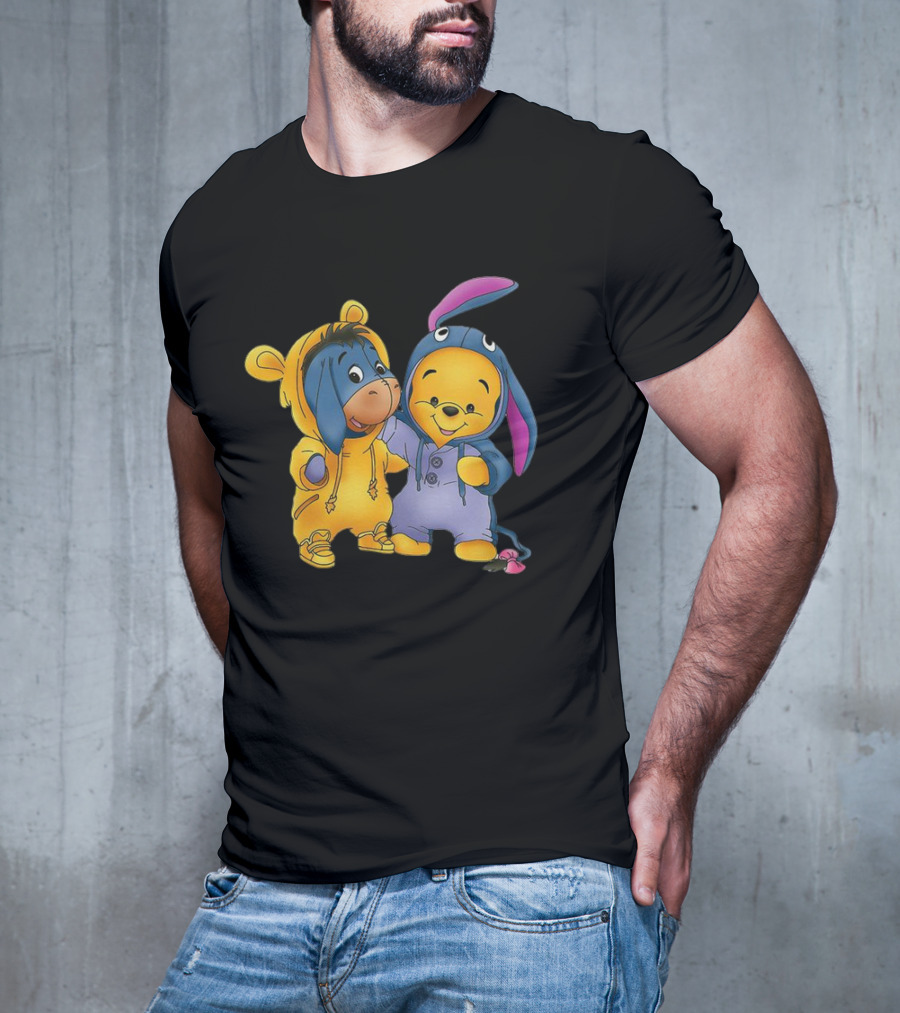 Baby Pooh Eeyore Costume Winnie The Pooh T-Shirt